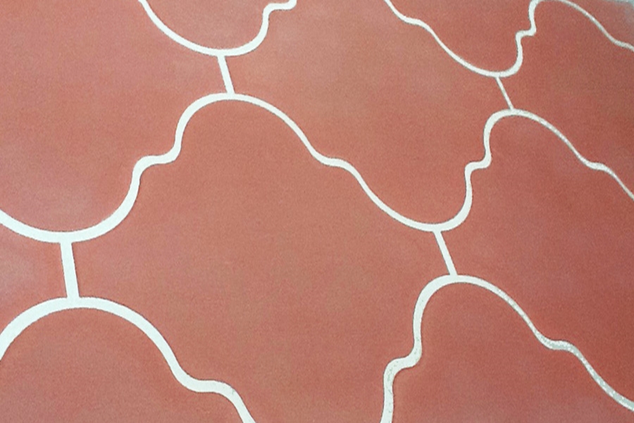 COTTO MATT ARABESQUE TOSCANO TERRACOTTA TILE