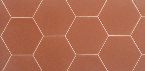 COTTO MATT HEXASTYLE TOSCANO TERRACOTTA TILE