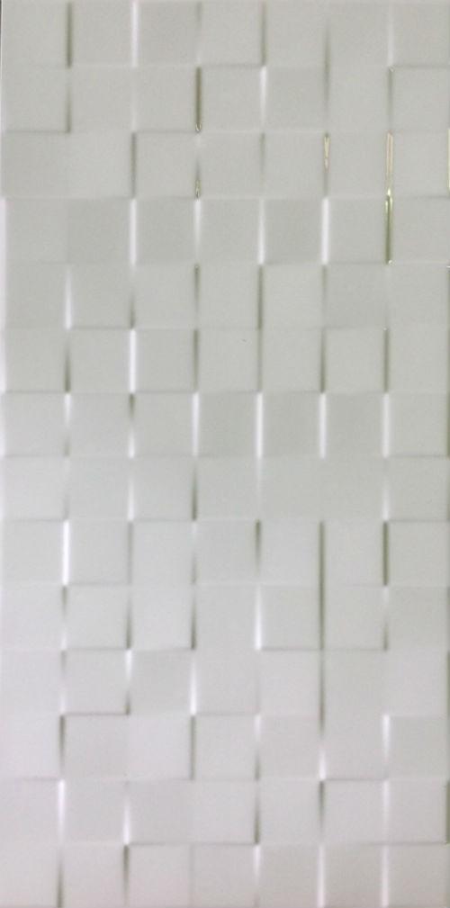 WHITE MATT 3D SQUARE