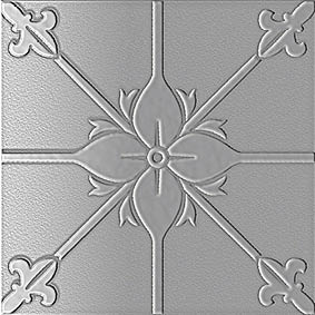 DIESEL GREY SATIN MANOR ANTHOLOGY PRESSMETAL LOOK TILE