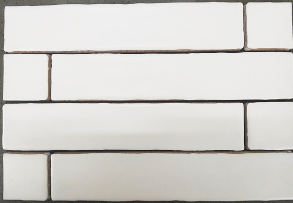 WHITE MATT HANDMADE LOOK HAMPTON SUBWAY TILE