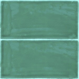 CELADON GREEN GLOSS HANDMADE LOOK HAMPTON SUBWAY