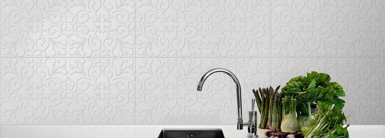 COTTON WHITE INFINITY PRAGUE PRESSMETAL LOOK TILE