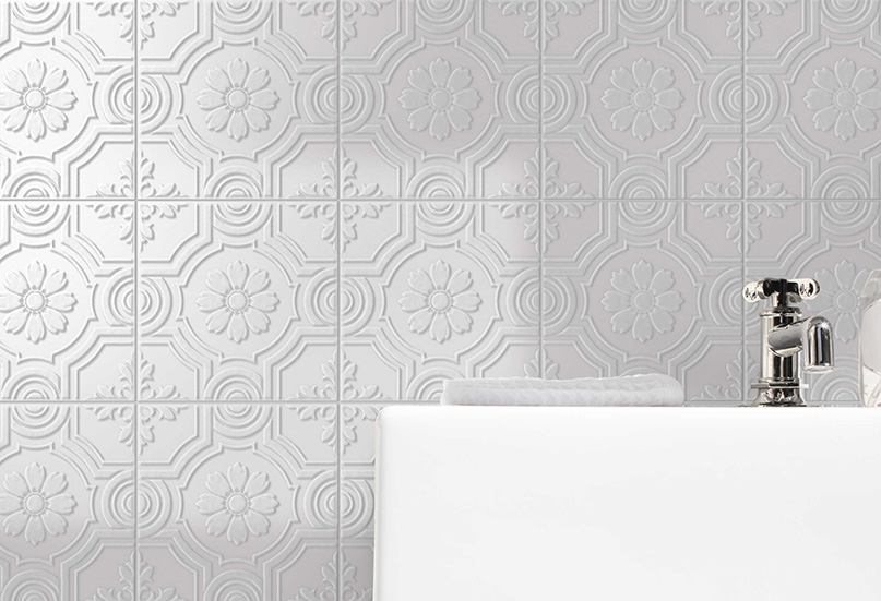 CLOUD GREY ANTHOLOGY REGENT PRESSMETAL LOOK TILE