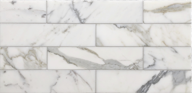 CALACATTA GOLD HONED MARBLE SUBWAY