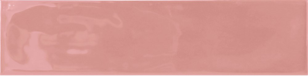 CORAL PINK GLOSS RIPPLE SUBWAY TILE