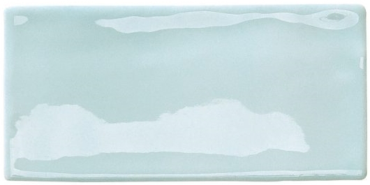 GREEN-BLUE GLOSS AUSTERE SUBWAY HANDMADE LOOK TILE