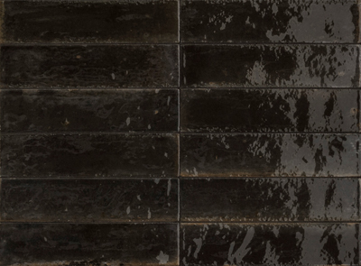 BLACK-CHARCOAL MIX GLOSS BEJMAT LOOK PORCELAIN TILE