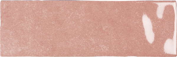 PINK VARICOLOURED GLOSS SUBWAY PORCELAIN TILE