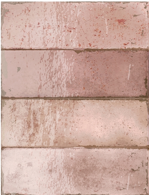 PINK MIX GLOSS SUBWAY TILE