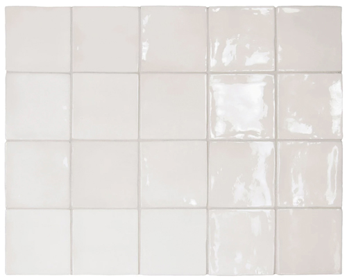 CREAMY WHITE GLOSS HANDMADE LOOK CERAMIC TILE