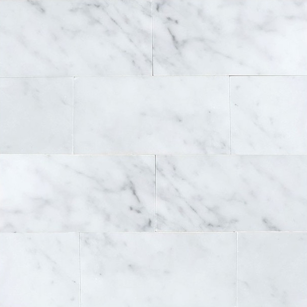 CARRARA HONED MARBLE SUBWAY TILE