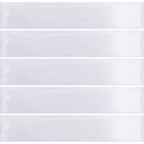 WHITE GREY GLOSS SUBWAY TILE