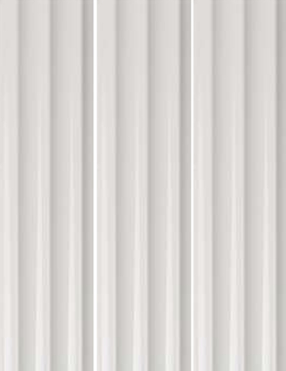 WHITE GLOSS CONCAVE SUBWAY TILE