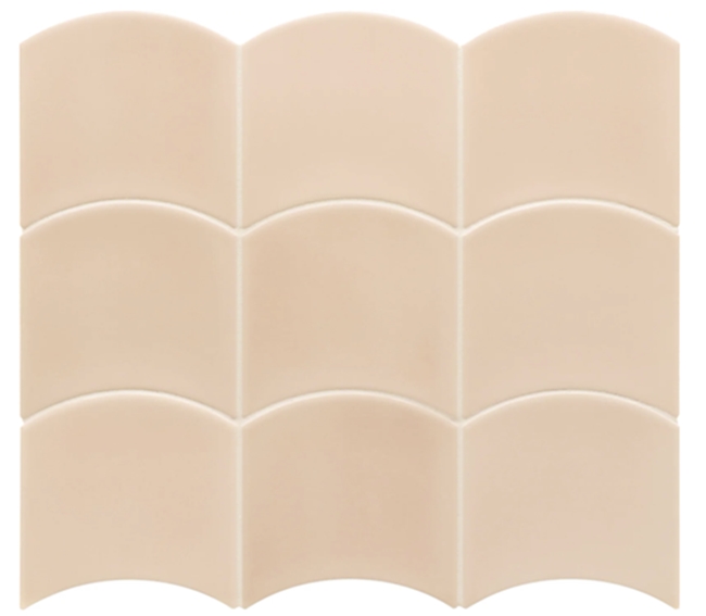 PINK GLOSS SCALE SHAPE WALL TILE