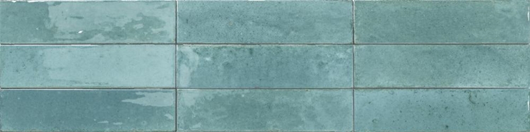 GREEN BLUE MIX GLOSS TILE