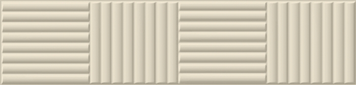 IVORY MATT 3D BAMBOO SUBWAY