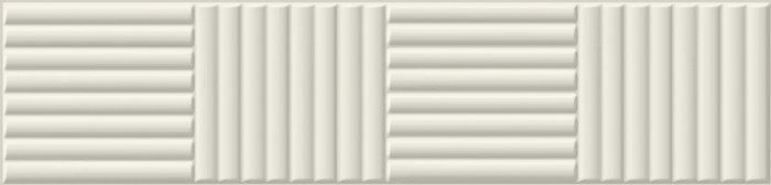 WHITE MATT 3D BAMBOO SUBWAY