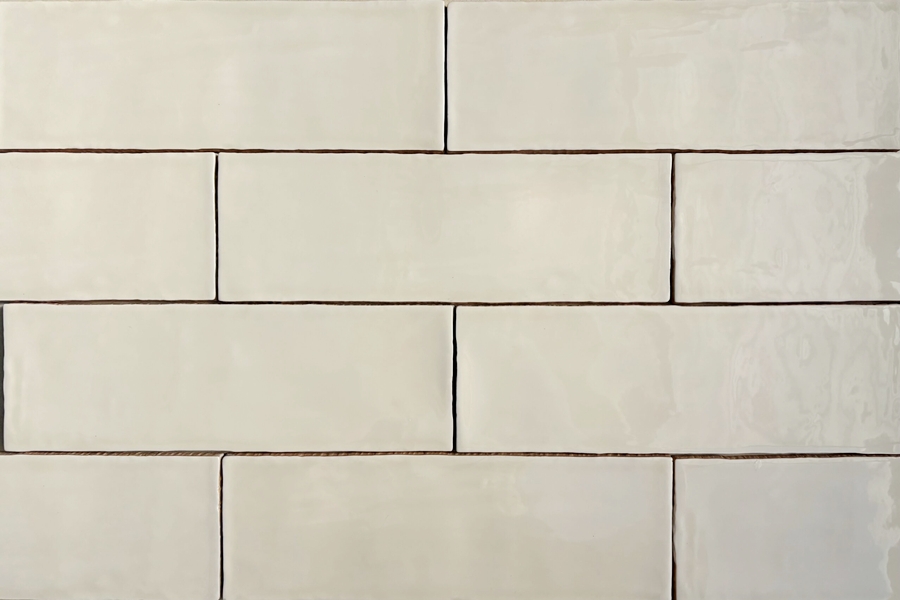 ANTIQUE WHITE GLOSS HANDMADE LOOK SUBWAY TILE