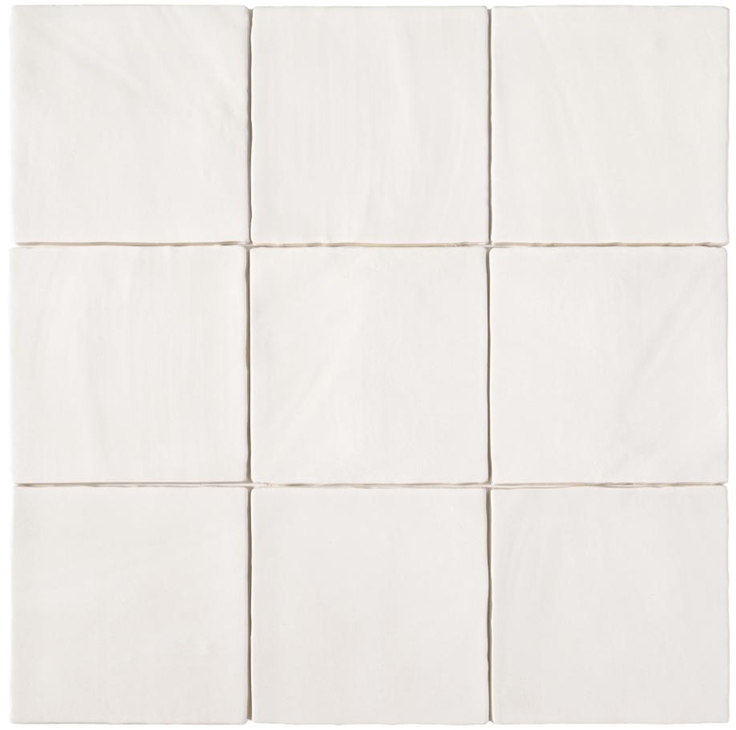 WHITE MATT UNEVEN FINISH TILE