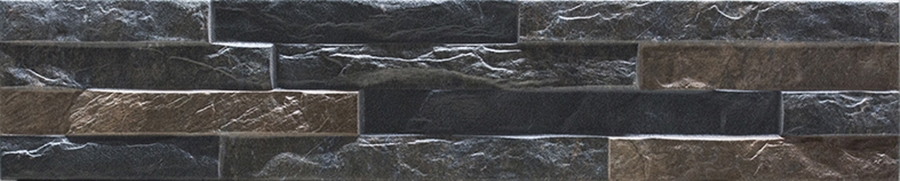 DARK GREY MATT STACKSTONE LOOK TILE