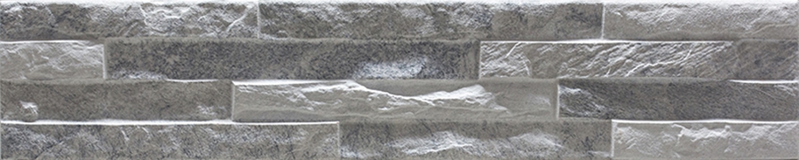 LIGHT GREY MATT STACKSTONE LOOK TILE
