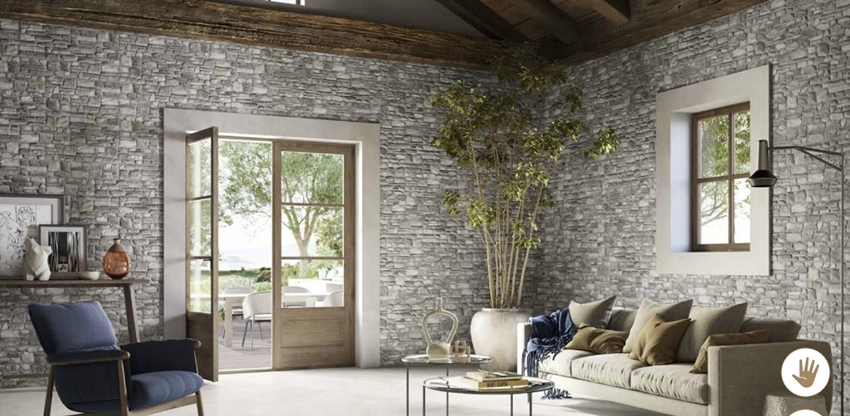 GREY MATT ROCK LOOK STACKSTONE TILE