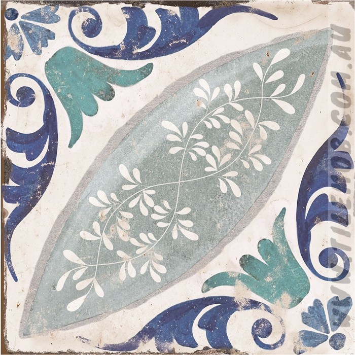 MULTI COLOUR MATT ENCAUSTIC STYLE TILE