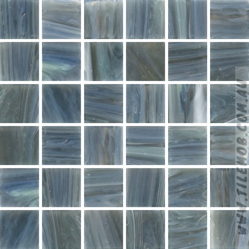 BLUE GREEN PEARL STYLE GLASS MOSAIC