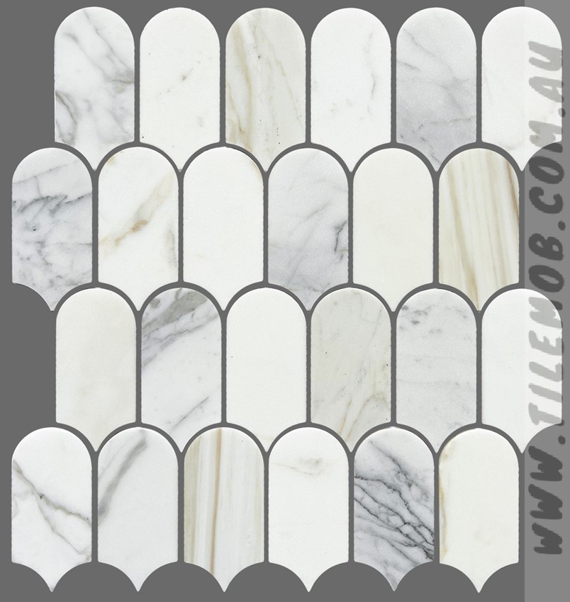 CALACATTA GOLD HONED MARBLE  FEATHER GEOLUX